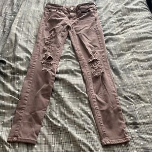Mauve jeggings